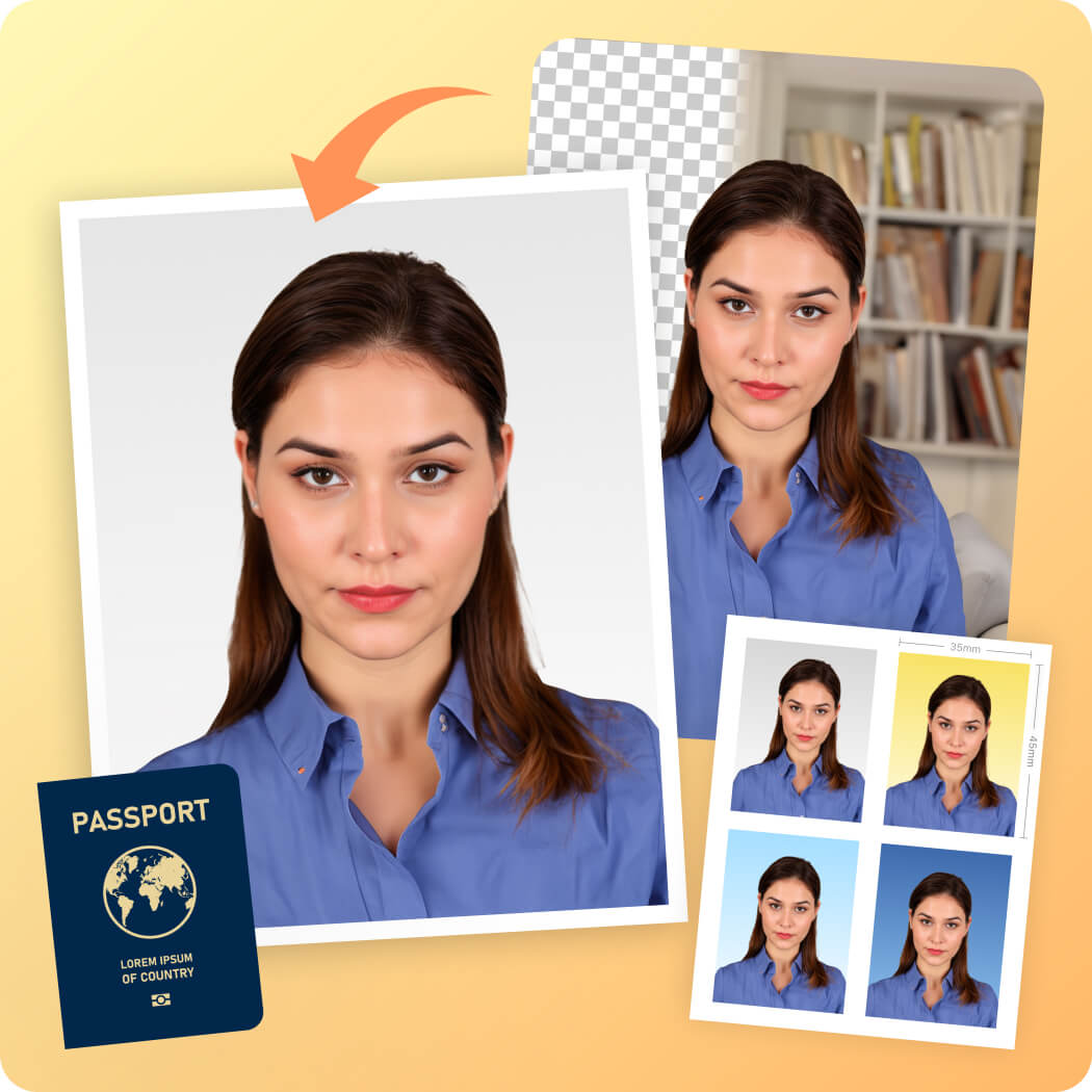 Passport Photos - Remove Background from Picture